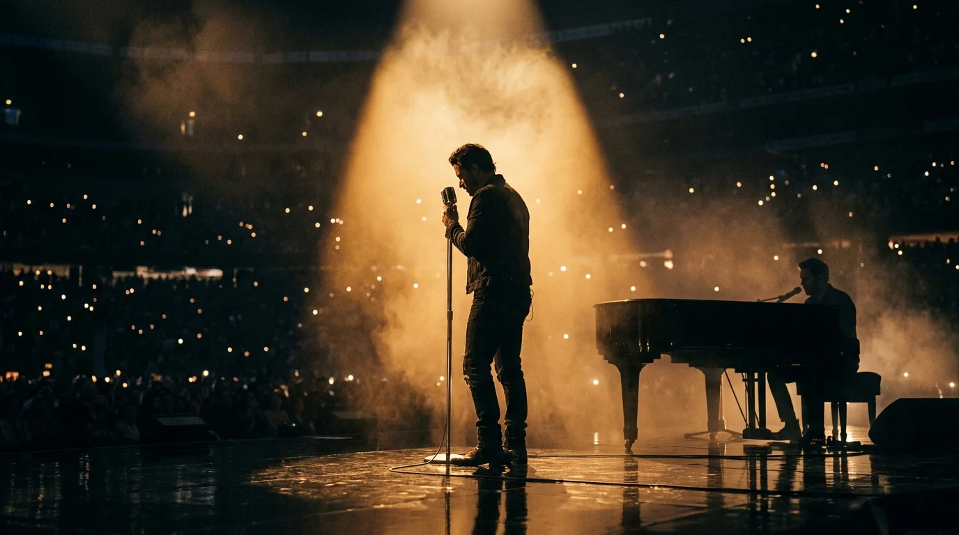 Live vocal acoustic performance during The R&B Tour setlist